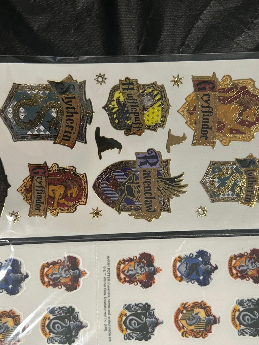 Harry Potter Gold House Crest Sticker Sheets - Multi-Color
